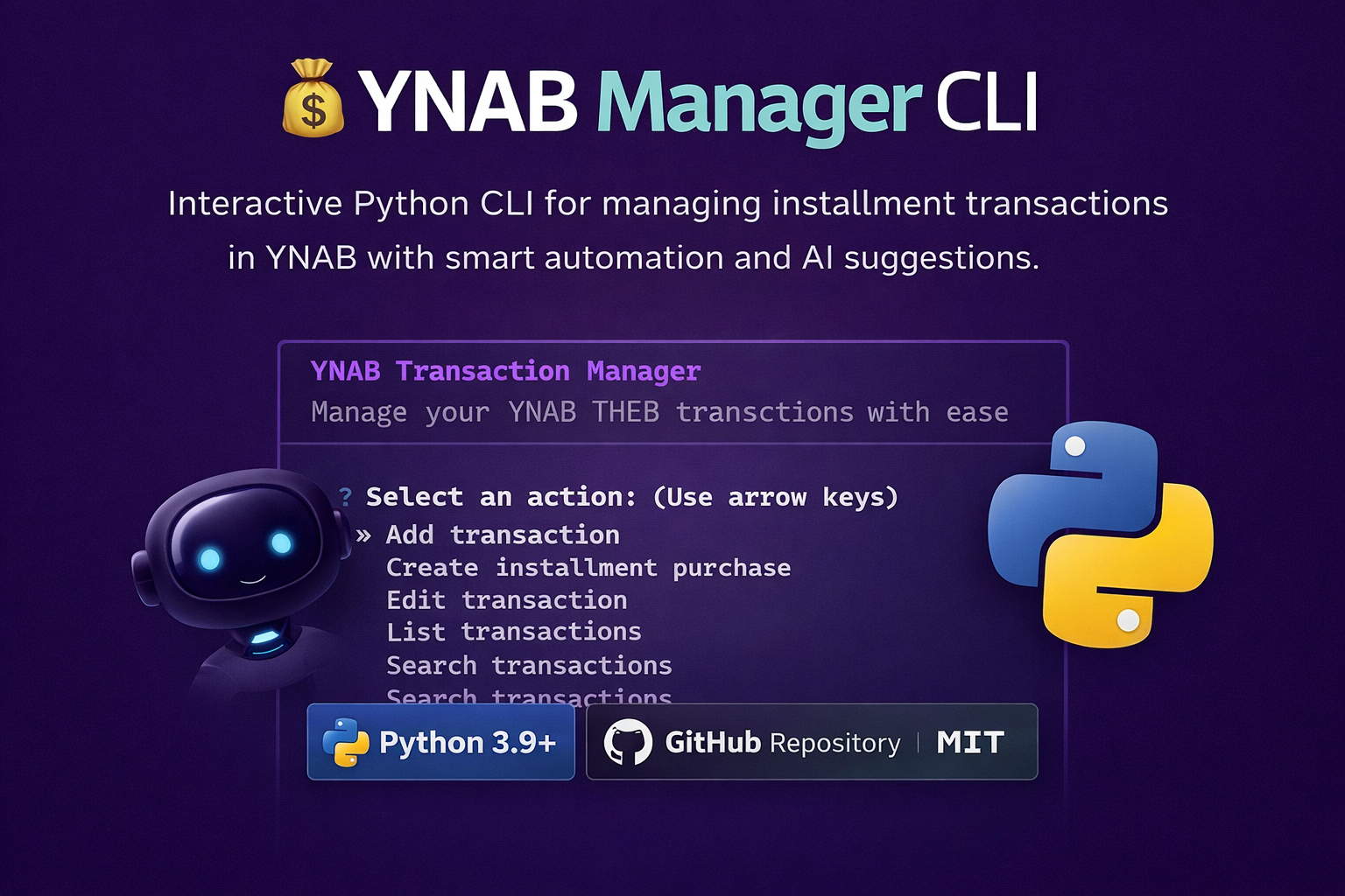 YNAB Manager CLI